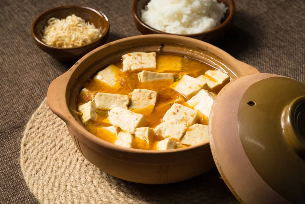 Curry z tofu i dynią na mleczku kokosowym